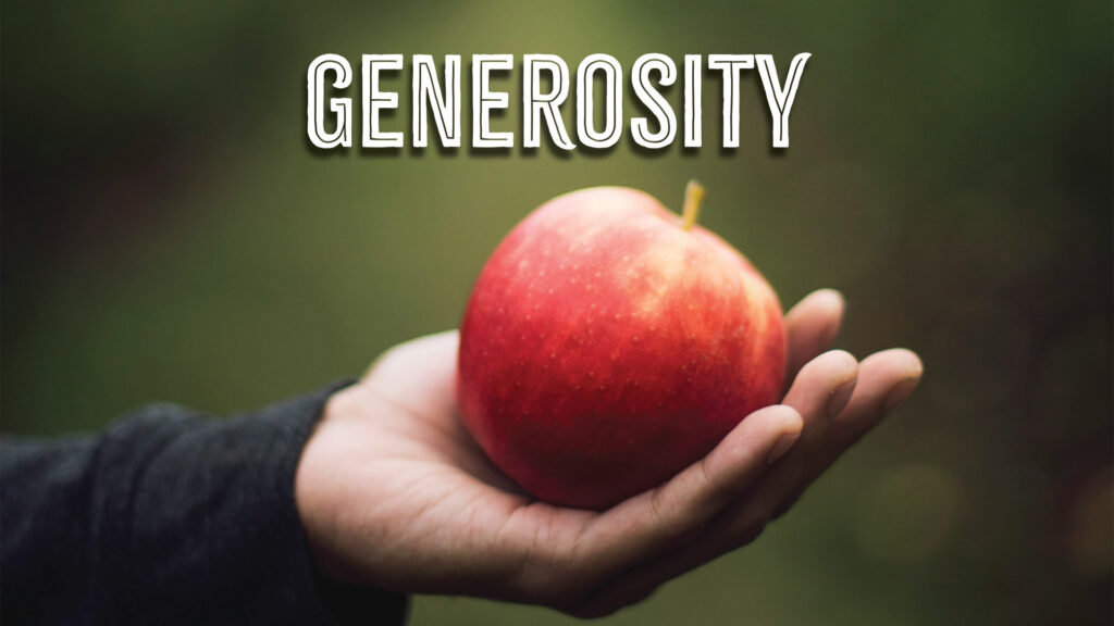 Generosity Part 8, from Greg Simnor.