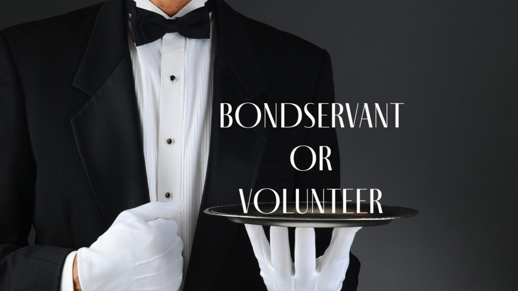 Bondservant Or Volunteer by Greg Simnor.