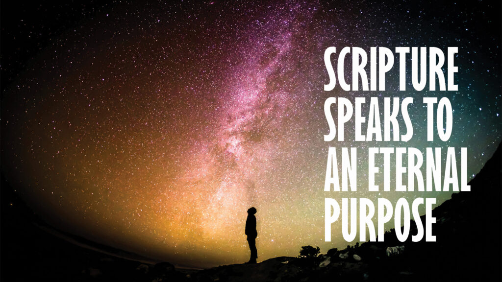 Scripture Speaks To An Eternal Purpose by Greg Simnor.
