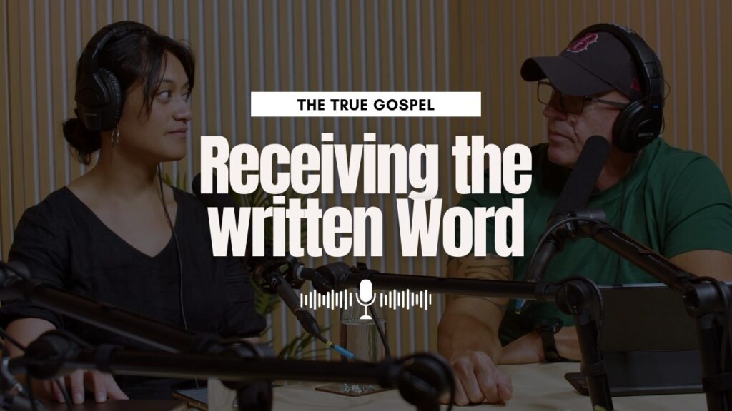 The Word of God which is Spirit is a spoken dimension and is to be written on our hearts and minds.